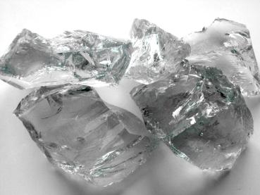 Glasbrocken kristall | klar groß ca. 250-300 mm