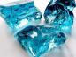 Preview: Glass rocks | chunks turquoise | teal for filling gabions, size 80-150 mm