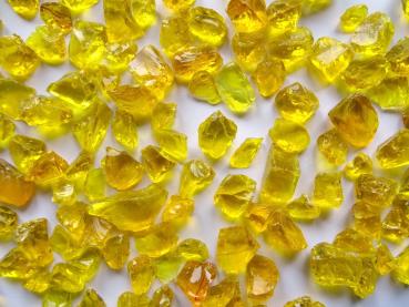 Glass Stones 3-6 mm Yellow | Dry Dust Free 22.5 Kg (Currently not in stock)